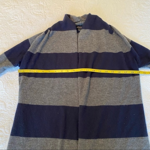 Theory 100% Cashmere Ashtry Gray Navy Open Cardigan - XS - Picture 8 of 10